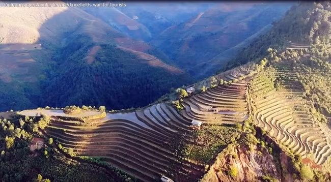 Впечатляющая красота террасных полей Мукангтяй. Фото с видеозаписи