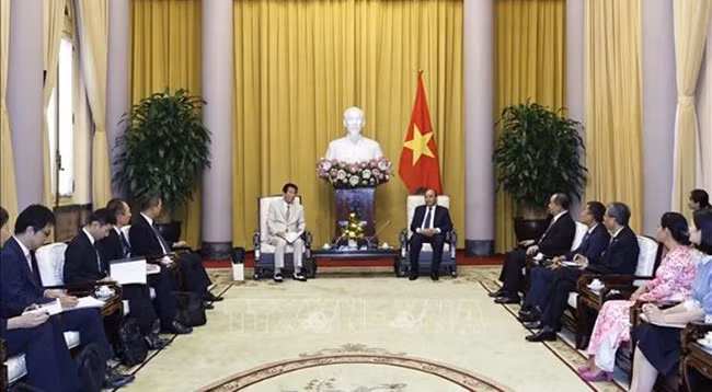 Общий вид встречи. Фото: VNA