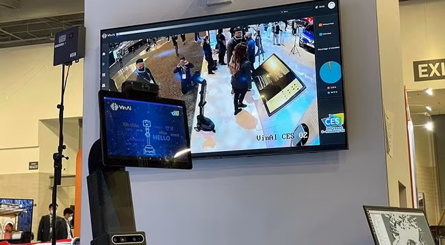 VinAI на международной выставке потребительской электроники в Лас-Вегасе.