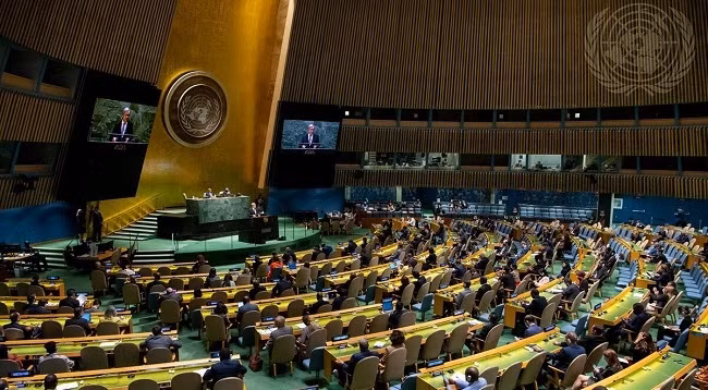 Заседание Генеральной Ассамблеи ООН. Фото: VNA