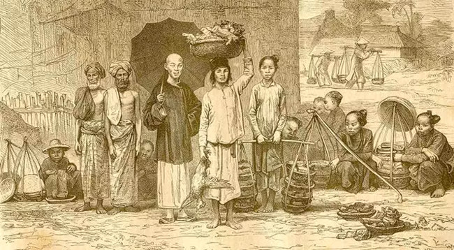 На картине изображены жители центрального Вьетнама. Фото: thanhnien.vn