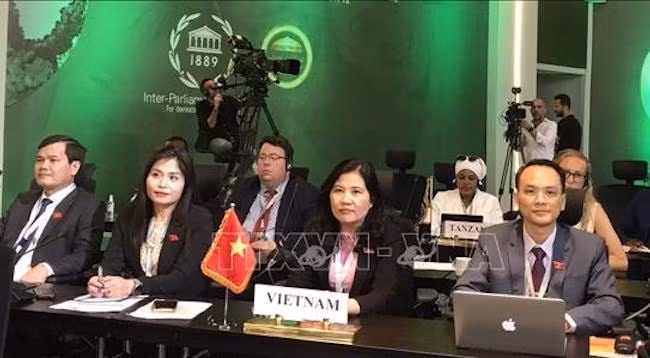 Делегация НС Вьетнама. Фото: VNA