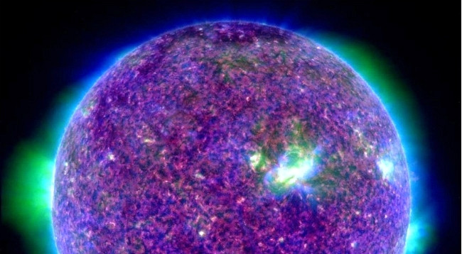 Новый снимок Солнца. Фото: mir24.tv