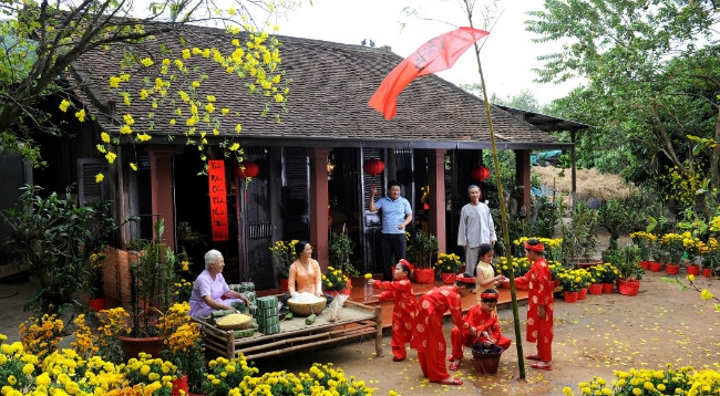 К Тэту радостно готовятся после долгих месяцев ожидания. Фото: lichvansu