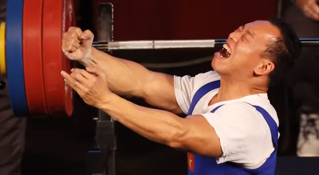 Ле Ван Конг является обладателем золотой медали летних Паралимпийских игр-2016 в Рио-де-Жанейро и серебряной медали летних Паралимпийских игр-2020 в Токио. Фото: Рейтер