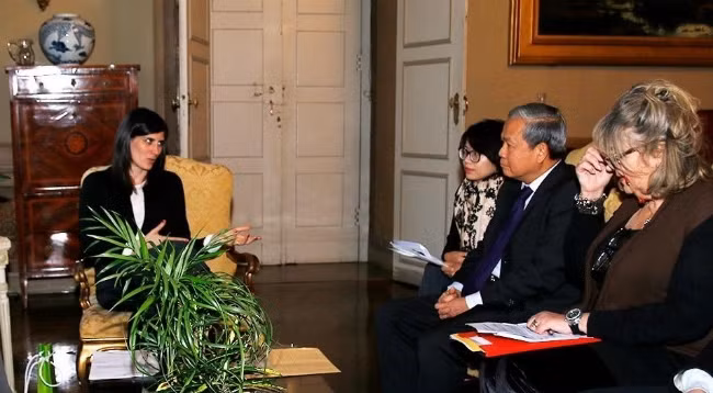 Панорама встречи. Фото: VNA