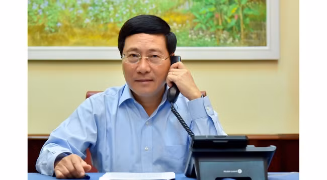 Вице-премьер, Министр иностранных дел Фам Бинь Минь. Фото: МИД Вьетнама