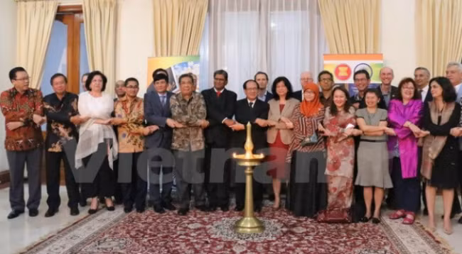 Участники церемонии. Фото: VNA