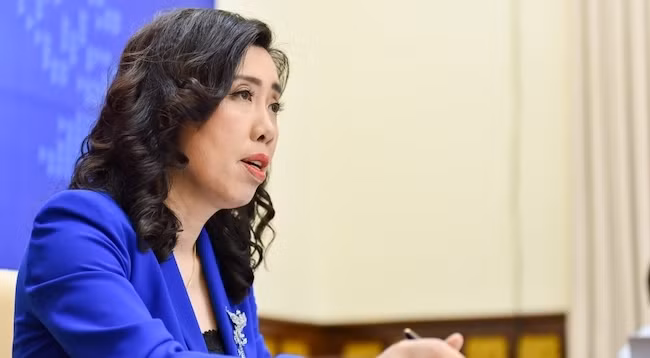 Официальный представитель МИД Вьетнама Ле Тхи Тху Ханг. Фото: baoquocte.vn