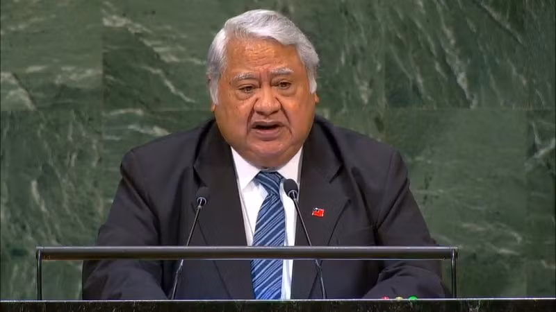 Премьер-министр, Министр иностранных дел и торговли Самоа Туилаепа Саилеле Малиелегаои. Фото: webtv.un.org