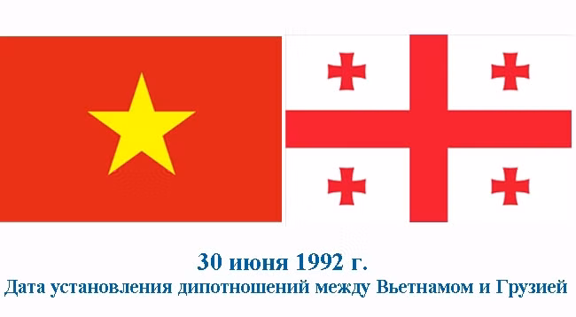 Поздравительная телеграмма в связи с 30-летием установления дипотношений между Вьетнамом и Грузией