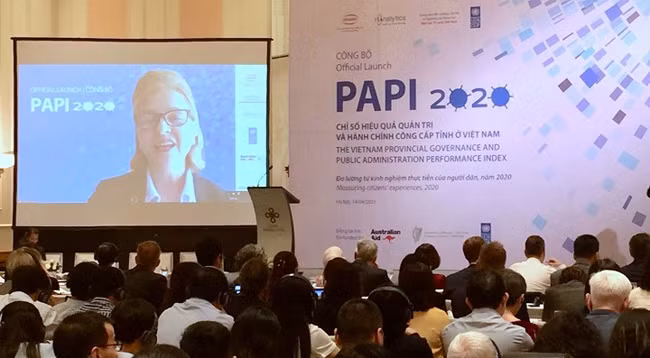 Общий вид мероприятия по обнародованию отчета. Фото: Чунг Хынг