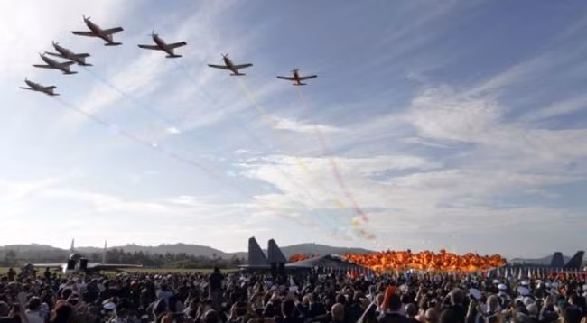 Церемония открытия Международной морской и аэрокосмической выставки на Лангкави. Фото: baoquocte.vn