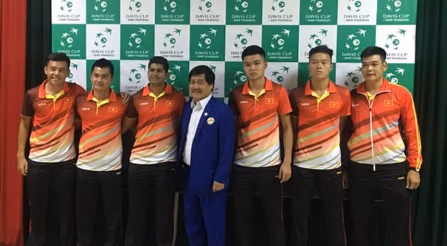 Теннисная команда Вьетнама. Фото: tuoitrethudo.com.vn