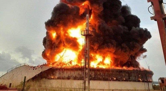 Пожар привел к серьезному ущербу. Фото: Prensa Latina
