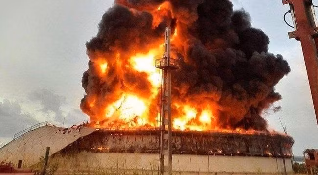 Пожар привел к серьезному ущербу. Фото: Prensa Latina