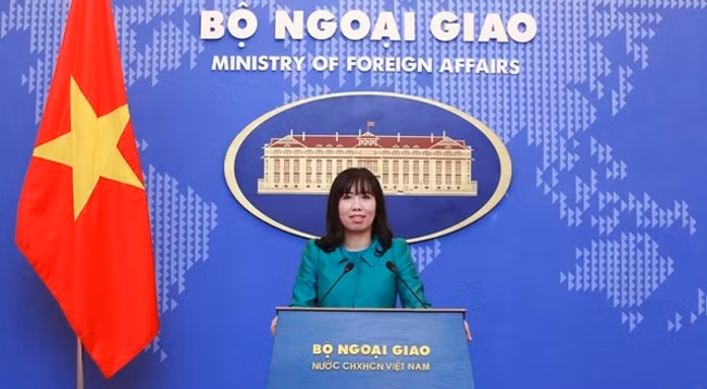 Официальный представитель МИД Вьетнама Ле Тхи Тху Ханг. Фото: baogiaothong.vn