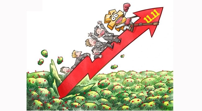 Карикатура Cai Meng