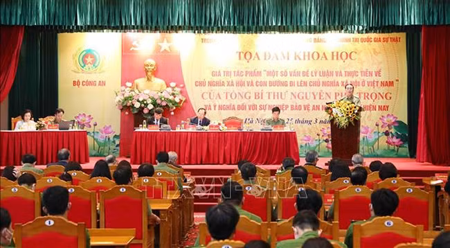 Общий вид беседы. Фото: VNA