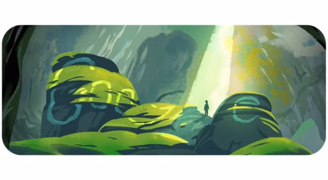 Дудл, посвященный пещере Шондонг.