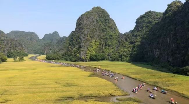 Туристическая зона Тамкок – Битьдонг входит в комплекс достопримечательностей Чанган. Фото: dulich.dantri.com.vn