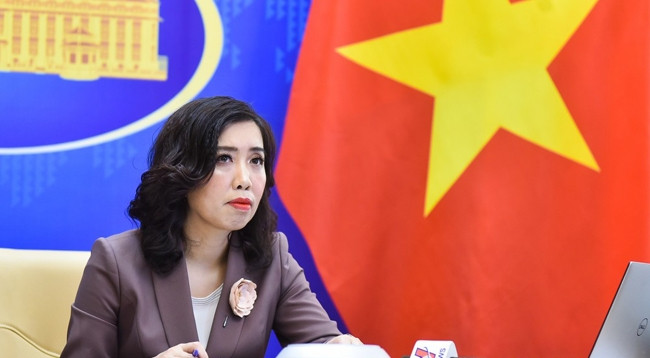 Официальный представитель МИД Вьетнама Ле Тхи Тху Ханг. Фото: baoquocte.vn