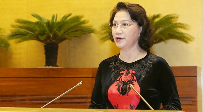 Председатель НС Вьетнама Нгуен Тхи Ким Нган. Фото: pnvnnuocngoai.vn