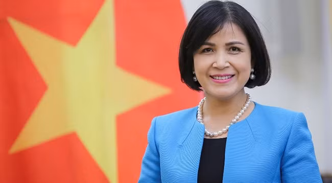 Посол Ле Тхи Тует Май, глава постоянной миссии Вьетнама при ООН, ВТО и других международных организациях в Женеве. Фото: МИД Вьетнама