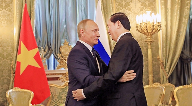 Президент Вьетнама Чан Дай Куанг и Президент России Владимир Путин. Фото: VNA
