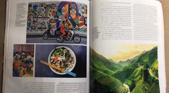Две из 9 страниц в рубрике «История на обложке журнала». Фото:baoquocte.vn