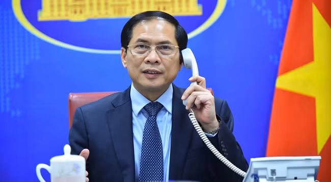 Министр иностранных дел Вьетнама Буй Тхань Шон. Фото: МИД Вьетнама