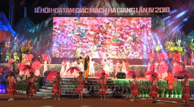 Церемония открытия Фестиваля. Фото: VNA