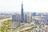 Вид на часть города Хошимина с высоты. Фото: Хоанг Чиеу