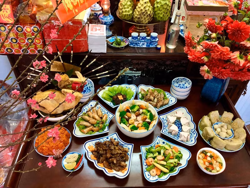 Традиционные обычаи вьетнамцев по встрече Тэта ảnh 8