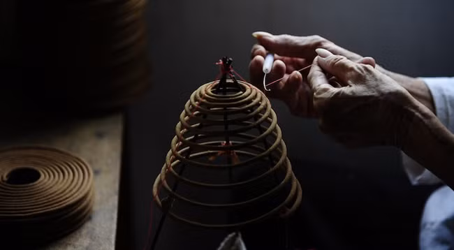 Деревня с самой многолетней историей изготовления благовоний во Вьетнаме ảnh 11