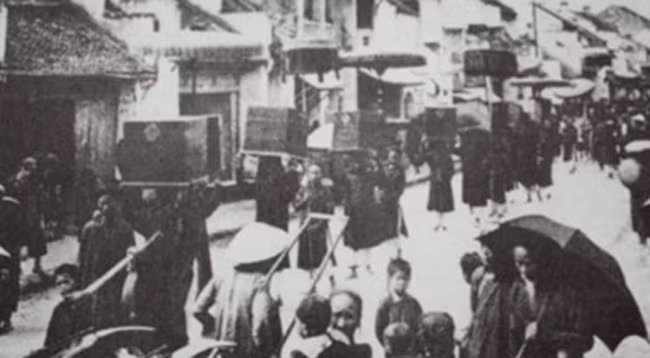 Фотографии, посвященные традиционным культурным мероприятиям в Ханое в былые времена ảnh 9