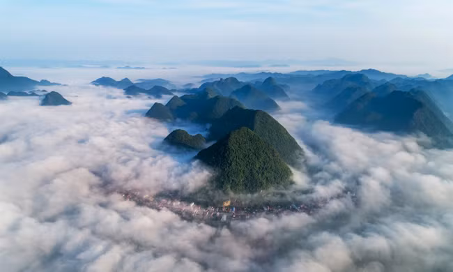 Красота горных пейзажей Налаи (Лангшон) во время уборки урожая ảnh 4