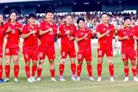 Женская сборная Вьетнама одержала уверенную победу. (Фото: Федерация футбола Вьетнама)