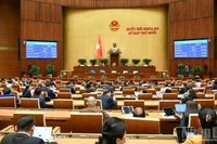 Заседание Национального собрания в зале. (Фото: Зюи Линь)