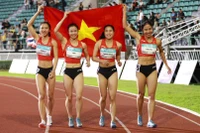 Вьетнамские спортсменки по легкой атлетике.