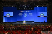 Общий вид церемонии подписания и Конференции высокого уровня Конвенции ООН против киберпреступности. (Фото: Тхюи Нгуен)