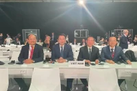 Заместитель премьер-министра Хо Дык Фок участвует на церемонии открытия FfD4 в Севилье, Испания. Фото: ВИА