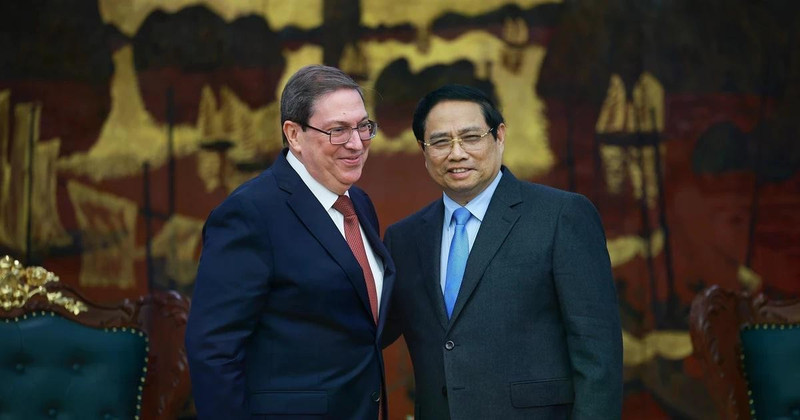 Премьер-министр Фам Минь Тьинь и Специальный посланник Партии и Государства Кубы, Министр иностранных дел Кубы