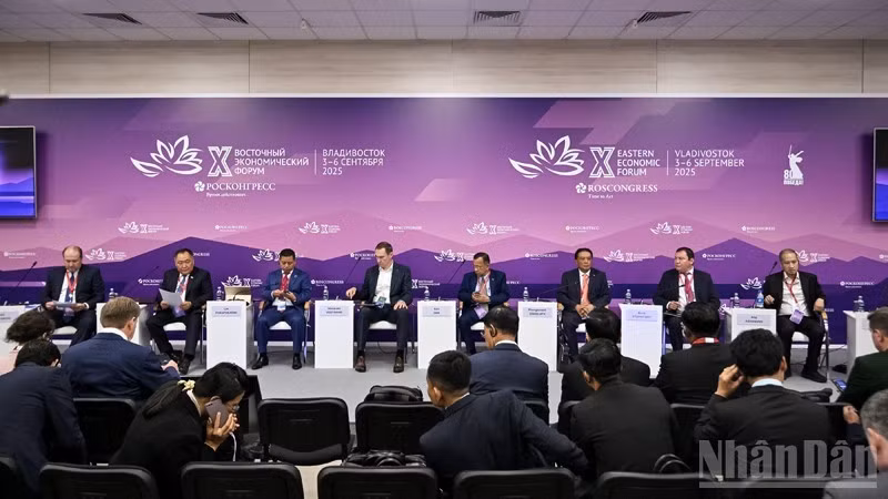 Эксперты на бизнес-диалоге «Россия – АСЕАН». Фото: Суан Хынг