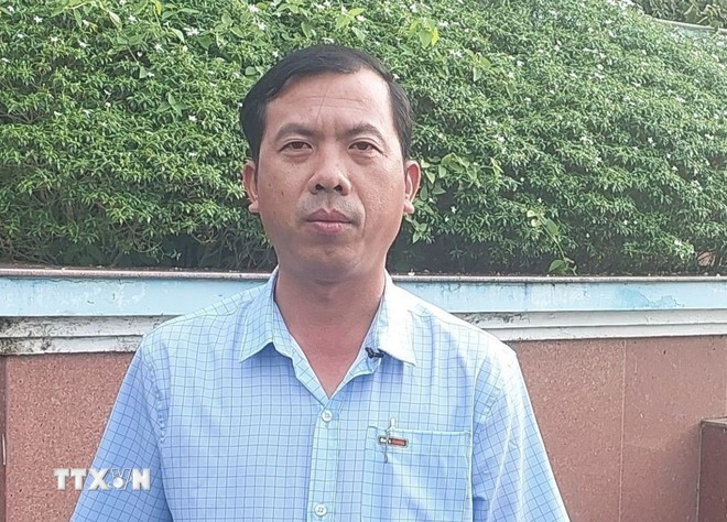 Зыонг Куок Нян, секретарь партийного комитета общины Донгхай.