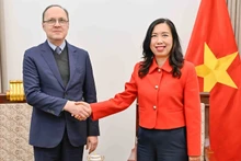 Заместитель министра Ле Тхи Тху Ханг и Посол России Геннадий Бездетко. Фото: baoquocte.vn