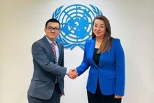 Посол Ву Ле Тхай Хоанг и г-жа Гада Вали.