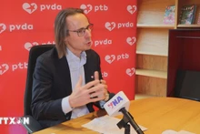 Заместитель генерального секретаря Партии труда Бельгии Бенжамен Пестио. Фото: ВИА