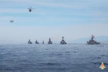 Парад вооруженных сил на море
