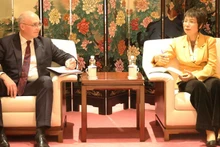 Генеральный директор Вьетнамского Информационного Агентства Ву Вьет Чанг и Генеральный директор Информационного агентства ТАСС Андрей Кондрашов. Фото: ВИА